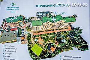 Схема территории здравницы